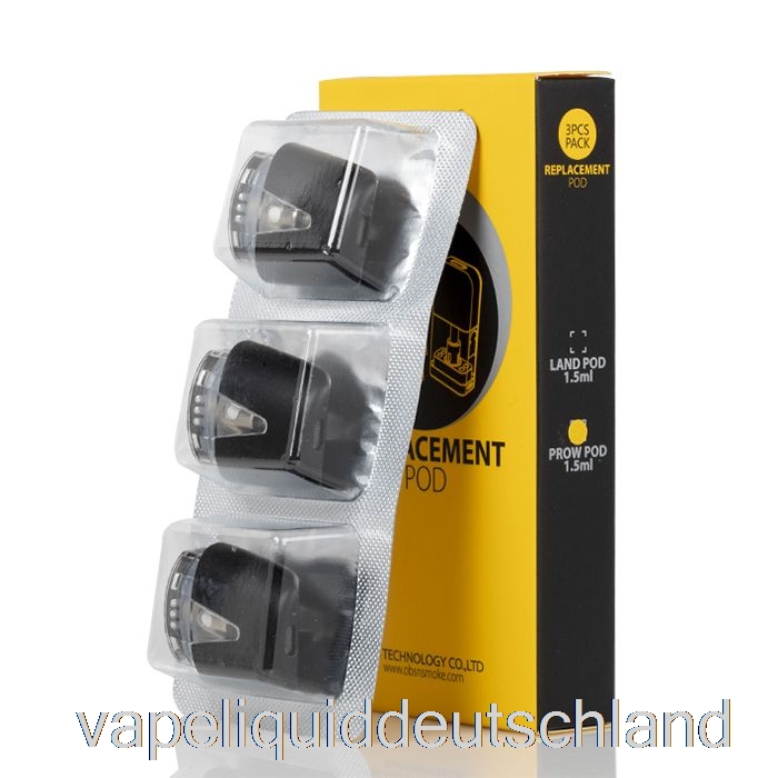 Obs Prow Ersatz-Pods, 1,5 Ml Pods, Vape-Flüssigkeit